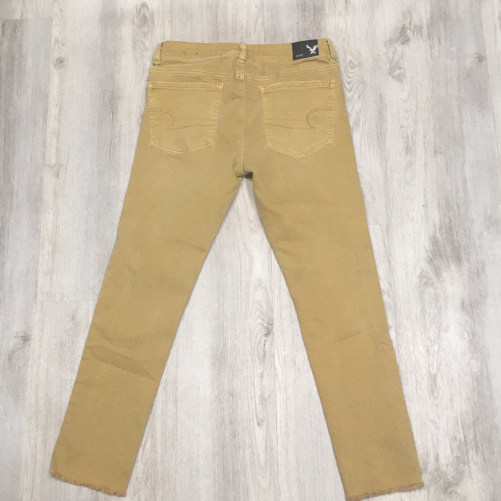 American Eagle Mustard Jegging Crop - Picture 6 of 10